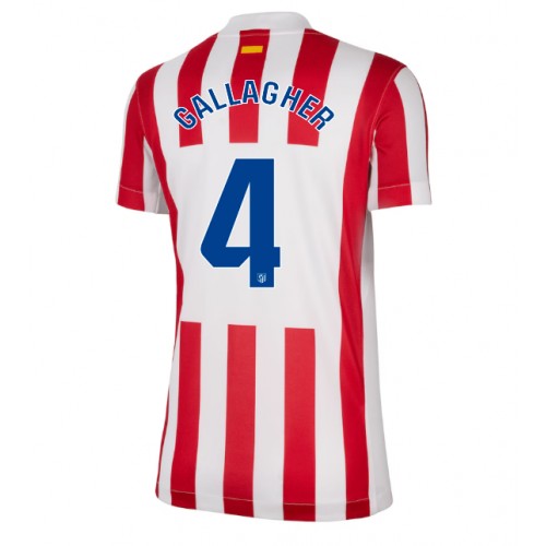 Fotballdrakt Dame Atletico Madrid Conor Gallagher #4 Hjemmedrakt 2025-26 Kortermet